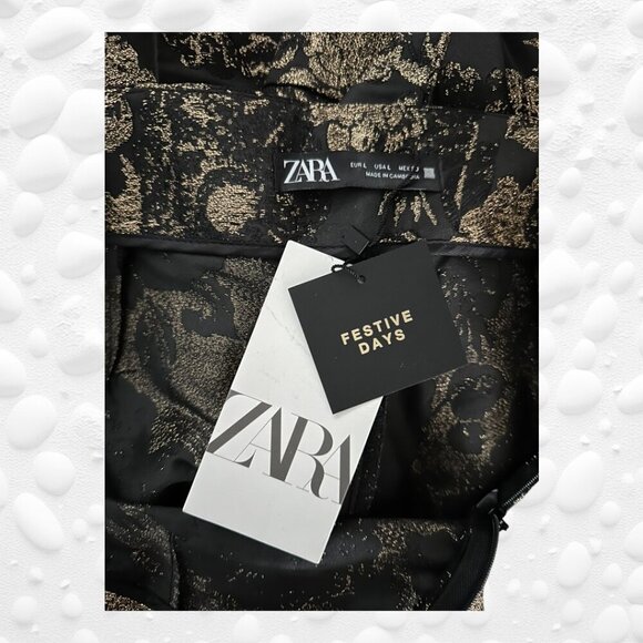 ZARA FESTIVE DAYS PANT - NWT waist 32" - Picture 3 of 6